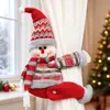 Navidad Transfronterizo Papá Noel Muñeco de Nieve Sosteniendo Manos Muñeco Cortina Cortina Dibujo Animado Hebilla Hebilla Mayoreo
