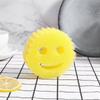 Esponja Mágica Limpiadora Cara Sonriente, Esponja Imitación Lufa Cara Sonriente, Esponja de Panal para Limpieza del Hogar, Cocina y Lavado de Platos