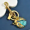 Ventas Directas de Fábrica Transfronterizo Nuevo Escarabajo Llavero Bolsa Siete Estrellas Mariquita Colgante Joyería Llavero Exquisito Al por Mayor