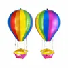 Estilo novo transfronteiriço espaço aberto flutuante empurrar filme de alumínio 4D balão de ar quente casamento festa de aniversário decoração layout modelagem espaço unicórnio único