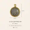 Accesorios culturales y creativos taoístas: Colgante de los Nueve Cielos Yingyuan Leisheng Puhuatianzun, collar de cobre blanco, venta directa desde áreas escénicas de templos taoístas y fábricas