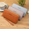 Nova Carteira Feminina Estilo Coreano Simples Longa Ins Feminina Explosiva de Alto Padrão Carteira Feminina de Grande Capacidade Bolsa para Celular