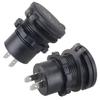 Nuevo Cargador de Coche Modificado Transfronterizo de 3 Puertos Qc3.0 con Apertura Cargador de Coche Universal con Interruptor de Llave