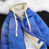 2025 Amazon Otoño e Invierno Nuevo Abrigo de Algodón Moda Pareja Tallas Grandes Versátil Chaqueta de Algodón Holgada Estilo Japonés Abrigo Falso de Dos Piezas