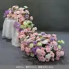 Cascada de Flores Artificiales Transfronteriza Colgante de Boda Arte Floral Decoración de Ventana Arreglo de Escenario de Boda Flores de Seda de Alta Densidad