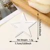 Parche Bordado de Estrella de Cinco Puntas con Purpurina de Nuevo Estilo, Accesorios de Ropa y Equipaje de Venta Caliente Transfronteriza, Parche Decorativo Termoadhesivo