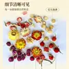 Flores Hechas a Mano del Jardín de Infancia Acorn, Flores Naturales Reales, Piñas, Frutos de Mil Granos, Flores Secas Decorativas, Materiales para Manualidades Navideñas