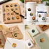 500 pegatinas de rollo de animales vintage para decoración DIY de maletas, cuadernos y agendas, impermeables y sin repeticiones
