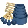Venta Caliente de Amazon Juego de Tazas y Cucharas Medidoras de Acero Inoxidable y Plástico Set de 10 Piezas Herramientas para Hornear Utensilios de Cocina Hogar