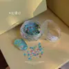 Lentejuelas de Dedo Explosivas Mica Aurora Concha Caramelo Material de Lentejuelas Joyería de Lentejuelas para Manicura Decoraciones para Uñas