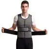 Faja deportiva de neopreno para hombre de Amazon, chaleco moldeador abdominal, túnica de fitness que suda.