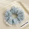 Flor Intestino Grueso Anillo para el Cabello Moda Nicho para Mujer Combinable Titular Accesorios Elegantes Cuerda para el Cabello para Niñas Adorno para la Cabeza Accesorios Exquisitos y Modernos