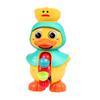 Camión de agua giratorio Mengmeng con forma de pato, juguetes de baño para bebés y niños, juguetes de baño con rociadores de agua para niños y niñas.