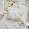 5641 Bolsa de Maquiagem Floral Coreana Grande Capacidade Bolsa de Cosméticos Organizador de Produtos para Cuidados com a Pele de Viagem Armazenamento de Batom
