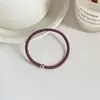 Elásticos de Cabelo Pequenos Redondos Coreanos e Japoneses, Faixas de Cabelo Pretas, Anéis de Cabelo Básicos Duráveis e Simples, Elásticos