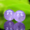 Cuentas sueltas de lavanda natural, amatista, espaciador, pulsera de cuentas, material de bricolaje, cristal semiacabado