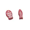 Aleación Pintada Cuentas de Peces de Colores Cuerda para el Cabello DIY Accesorios Cadena para Teléfono Colgante para Bolsa Llavero Accesorios Materiales Cuentas Sueltas