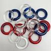 Anillo Circular Transparente de Acrílico Anillo de Bolso de Mano con Hebilla Ajustable Asa de Bolso de Mano Anillo para Equipaje Material de Acolchado para Ropa