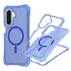 Nuevo Modelo Caliente Transfronterizo del Sudeste Asiático de Fábrica de Origen Adecuado para Samsung A17 Funda para Teléfono Móvil Tres en Uno con Sensación de Piel Magnética