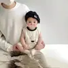 Ropa de Verano para Bebé, Body sin Mangas, Mono de Salida de Verano, Mameluco Transpirable con Bloques de Color para Niños