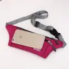 Mini bolsa de cintura bolsa de cintura para esportes ao ar livre masculina e feminina casual para corrida bolsa de celular bolsa de armazenamento ajustada carteira multicamadas moda