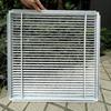 Saída de Ar Integrada para Teto 600X600 Saída com Grelha de Alumínio Exaustão de Cozinha 300X300 Grelha de Ar Condicionado