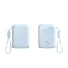 Batería externa transfronteriza de 20000 mAh de gran capacidad con carga súper rápida PD de 22.5 W, batería externa móvil con cable incorporado Amazon