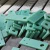 Procesamiento Personalizado de Fibra de Vidrio Fr4 Color Verde Aqua para Electrodomésticos Eléctricos de Nueva Energía de Alto y Bajo Voltaje, Estaciones de Carga, Almacenamiento de Energía, Tablero Aislante G10 Ignífugo
