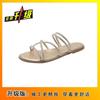 Sandalias Estilo Británico para Mujer 2025 Nueva Moda Sandalias de Mujer Verano Ligeras Resistentes al Desgaste Populares Sandalias Slip-On