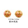 Esmalte Cloisonné Campana de Cobre Cloisonné Capullo de Orquídea Flor de Loto Sonajero Pulsera DIY Hecha a Mano Cuerda Trenzada Accesorio de Ropa