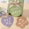 Serie de Colores Morandi Tarjeta de Felicitación para el Día de la Madre Feliz Día de la Madre Tarjeta con Forma Especial Bendición Mamá Flores Decoración de Regalo Tarjeta