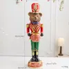Nuevas Figuras de Resina de Soldado Rompecabezas Oso de Peluche Estilo Europeo Navideño, Portavelas, para Entrada, Escaparate y Accesorios de Foto