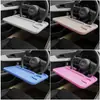 Mesa Pequeña para Coche Tablero Mesa Comedor Volante de Coche Plato Multifunción para Cena Escritura Oficina Soporte para Computadora Portátil