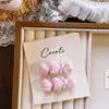 Presilhas de Cabelo Rosa e em Cores Pastéis Estilo Coreano para Meninas, Presilhas para Franja, Presilhas Laterais, Laços para Cabelo de Bebê, Acessórios de Cabelo, Enfeites de Cabelo Infantis, Presilhas Bico de Pato