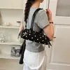 Bolsa Pequena de Bolinhas Feminina 2026 Novo Estilo Bolsa de Mão Texturizada Bolsa Baguete Verão Alta Qualidade Bolsa de Ombro Transversal para o Trabalho