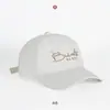 Boné de Baseball Estilo Coreano de Verão Bordado com Letras Color Block Secagem Rápida para Homens com Circunferência Craniana Grande, Boné de Bico de Pato Afina-Rosto para Mulheres, Proteção Solar e Respirável
