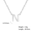 Colar com Pingente Pequeno Soldado de 26 Letras Ouro 18K Galvanizado Não Desbota Joia Aço Inoxidável Material 304