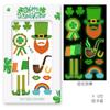 Irlanda transfronteriza St. Sombrero Verde de San Patricio Lentejuelas Cerámica Blanda Joyería para Uñas Uñas Luminosas Calcomanía Tatuaje