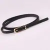 Nuevo Vestido con Cinturón para Mujer Versátil Decorativo Simple Retro Cinturón Falda Moda Coreana Cinturón con Hebilla de Pin