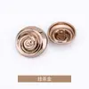Botões de Casaco Estilo Chanel Bordados à Mão com Caracol, Botões de Metal para Roupas, Casacos Trench, Suéteres e Tricôs