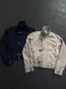 Chaqueta Casual Retro de Corte Limpio para Otoño e Invierno, Estilo Workwear, para Hombres y Mujeres, con Cierre de Pinza de Langosta, Diseño de Corte Corto, Chaqueta de Cuello Alto Estilo Americano, de Moda
