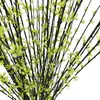 Flores artificiais neve flutuante salgueiro galhos secos wintersweet galhos secos botões de salgueiro decoração de casa vaso arranjo de flores ornamentos planta verde flores artificiais atacado