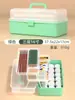 Caja de herramientas para estudiante de arte almacenamiento de pintura hardware plegable para pintura china pintura Estudiantes de primaria primer grado polvo
