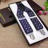 Fornecimento direto da fábrica masculino três clipes 3.5 alça jacquard cor produtos transfronteiriços clip de alça unissex