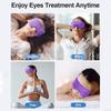 Almohada para Ojos de Yoga Transfronteriza Calentable en Microondas Rellena de Bolitas de Arcilla de Lavanda Oscurecimiento del Sueño Extraíble y Lavable Almohada para Ojos de Compresa Caliente y Fría