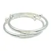Pulsera de plata de ley con conejo para bebé S9999 plata pura año del conejo pulsera para niños bebé un mes 100 días bebé masculino inscripción