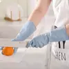 Luvas para Lavar Louça de Casa Fabricante Atacado Luvas Impermeáveis de PVC para Limpeza Doméstica, Luvas de Aço Plástico para Vendedores de Rua, Espessadas