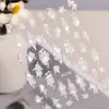 Pegatina Blanca Elegante de Rosa para Uñas Plana con Adhesivo Láser Rosa Pegatina DIY para Uñas Joyería Estilo Dh