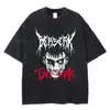 Camiseta Unisex Griffith Berserk Anime Camiseta Gráfica de Mangá Anime Harajuku Retro Hip-Hop Casual