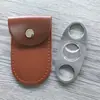 Tijeras para Cigarros de Doble Filo de Acero Inoxidable con Patrón Damasco, Cortador de Cigarrillos, Pinzas Portátiles para Cigarros de Doble Filo, Regalo